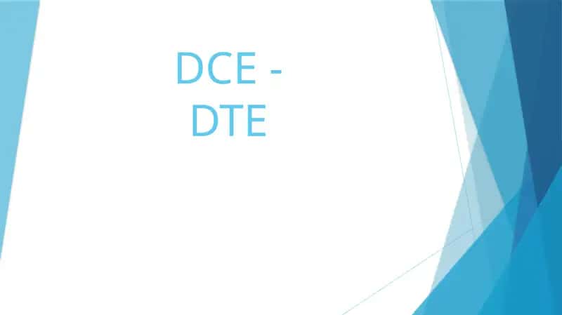Ma'lumotuzatish uskunasi (DCE) -DTE