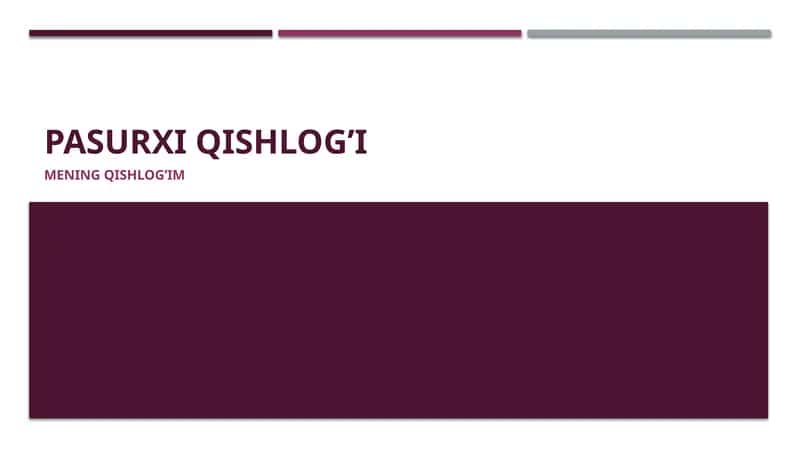 Mening qishlog’im