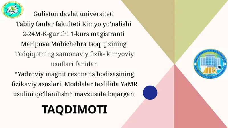 Yadro magnit rezonansi taqdimot