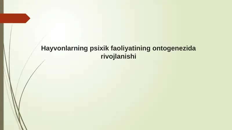 Ontogenez