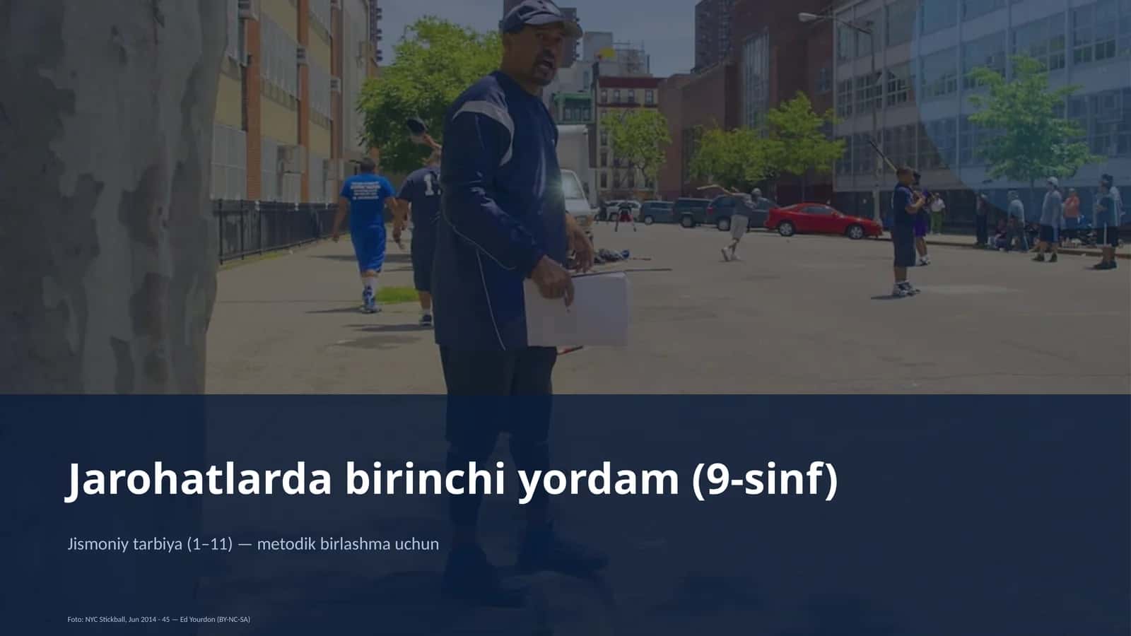 Jarohatlarda birinchi yordam (9-sinf)