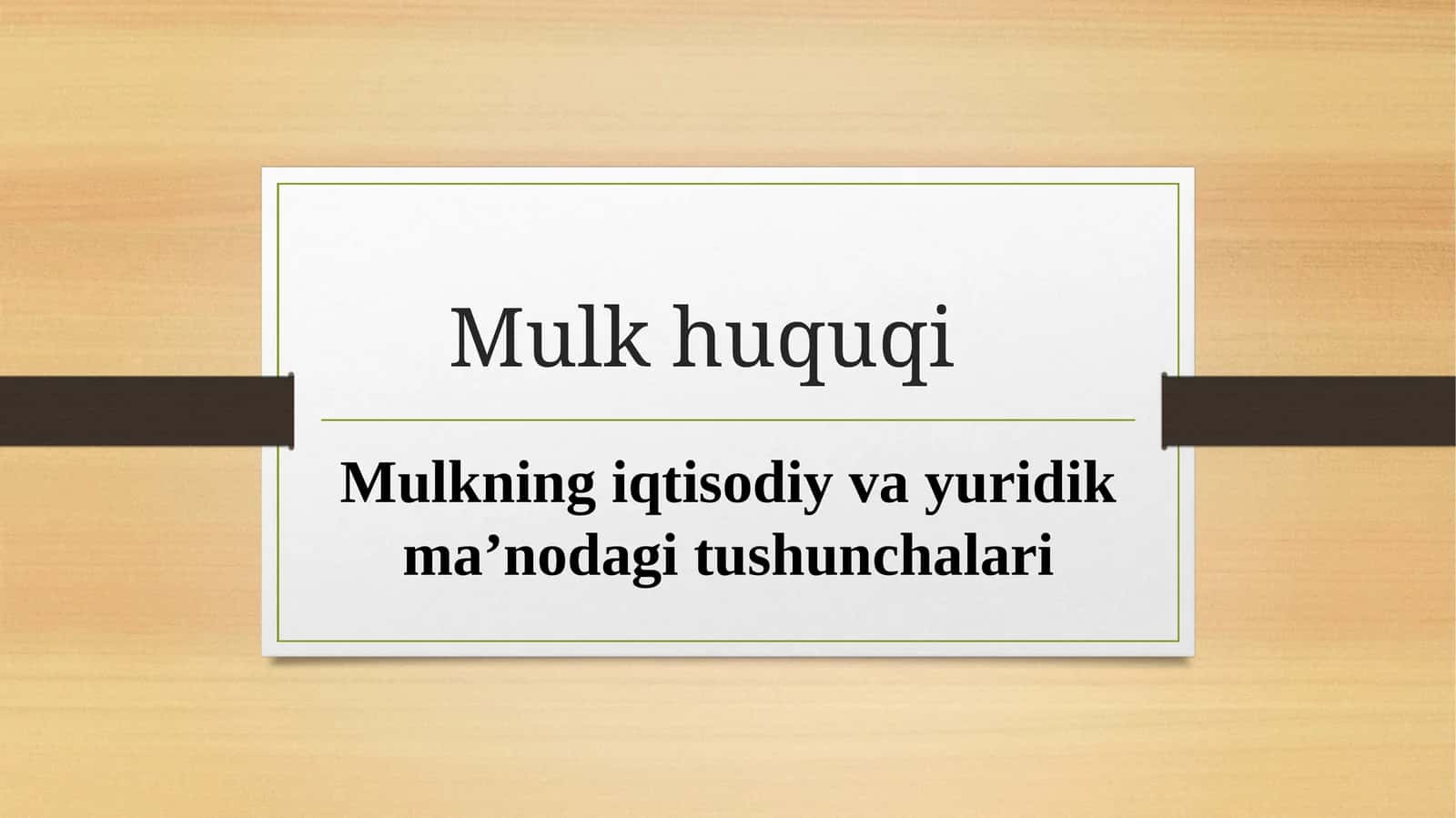 Mulkhuquqi