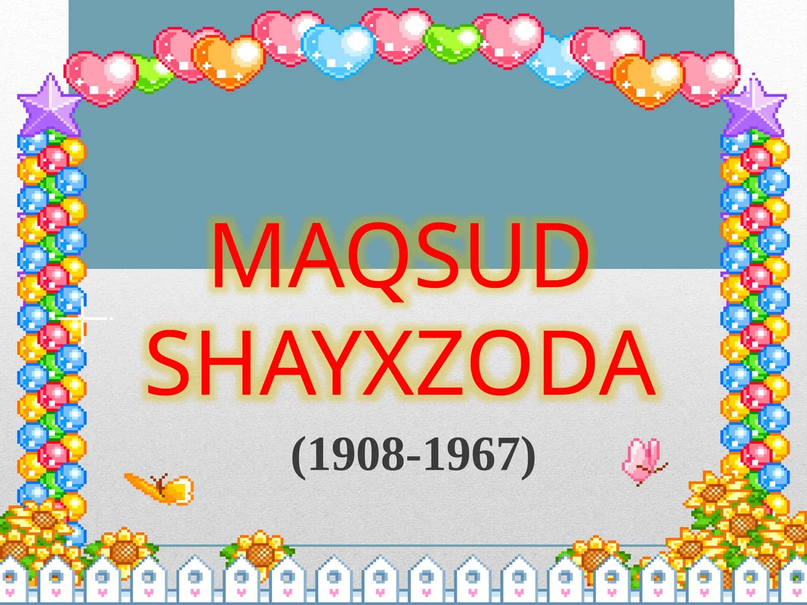 5-sinf Adabiyot fanidan Maqsud Shayxzoda dars taqdimoti