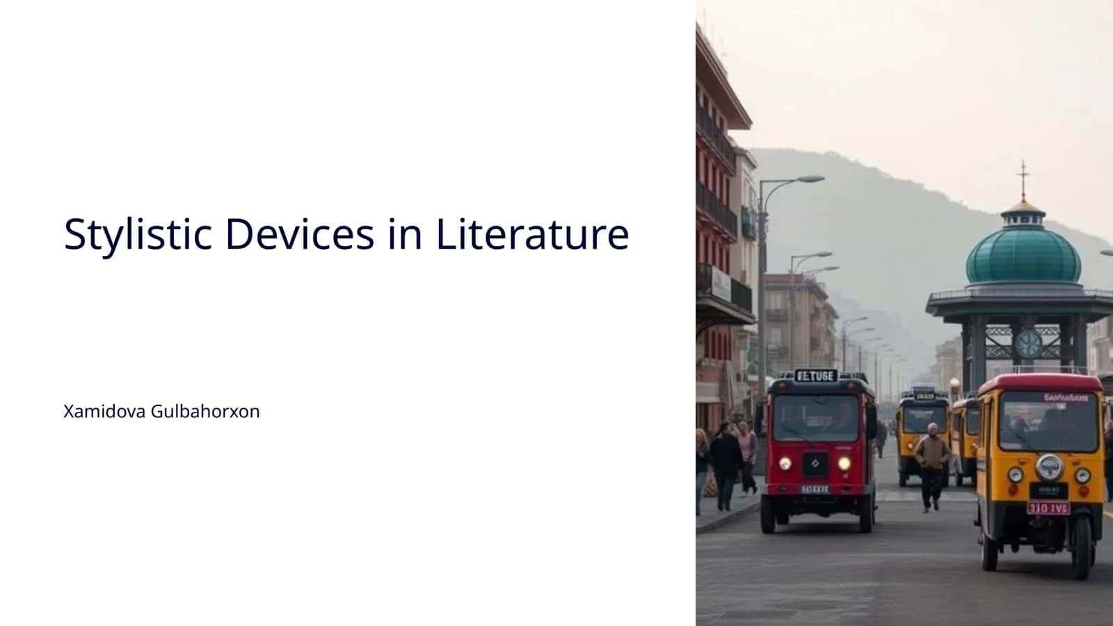 Stylistic Devices in Literature