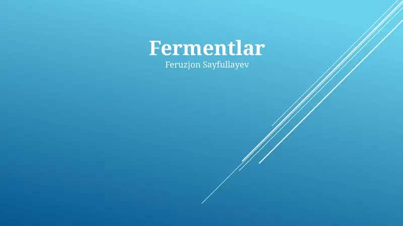 Fermentlar