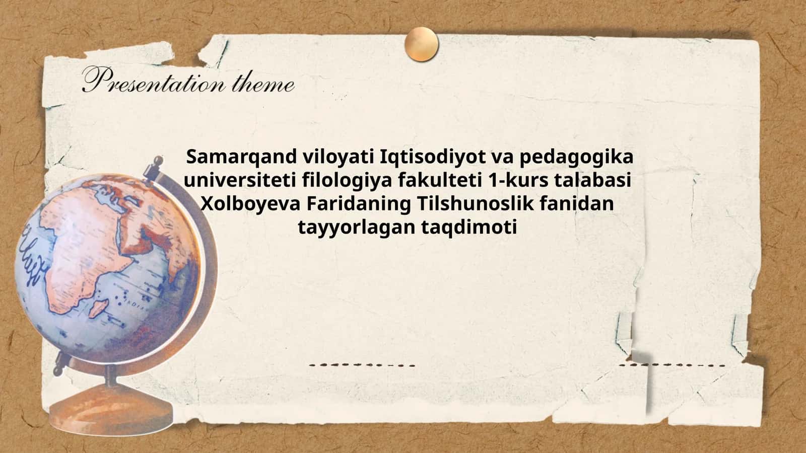 Dunyo tillari tasnifi va turkiy tillar oilasi