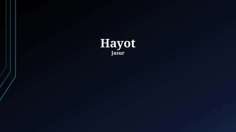 Hayot: Ta'riflar va Asoslar