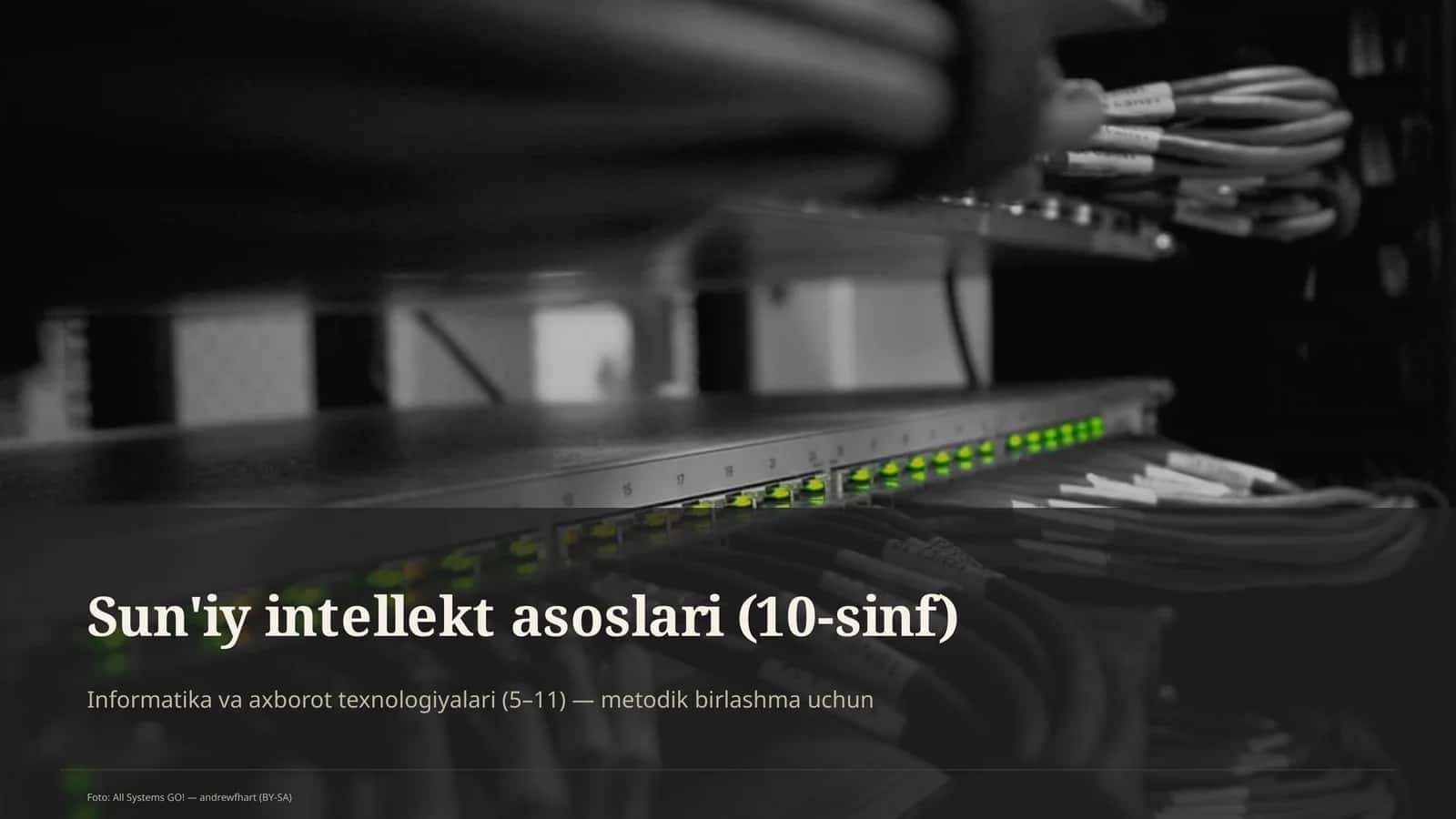 Sun'iy intellekt asoslari (10-sinf)