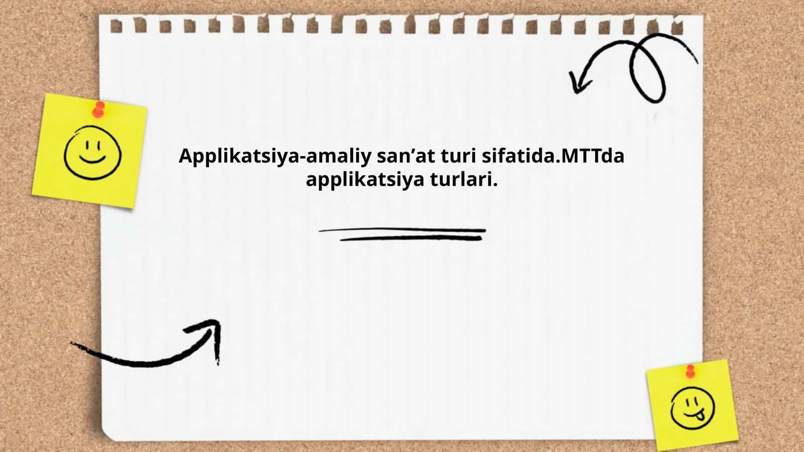 Applikatsiya-amaliy sanʼat turi sifatida.MTTda applikatsiya turlari