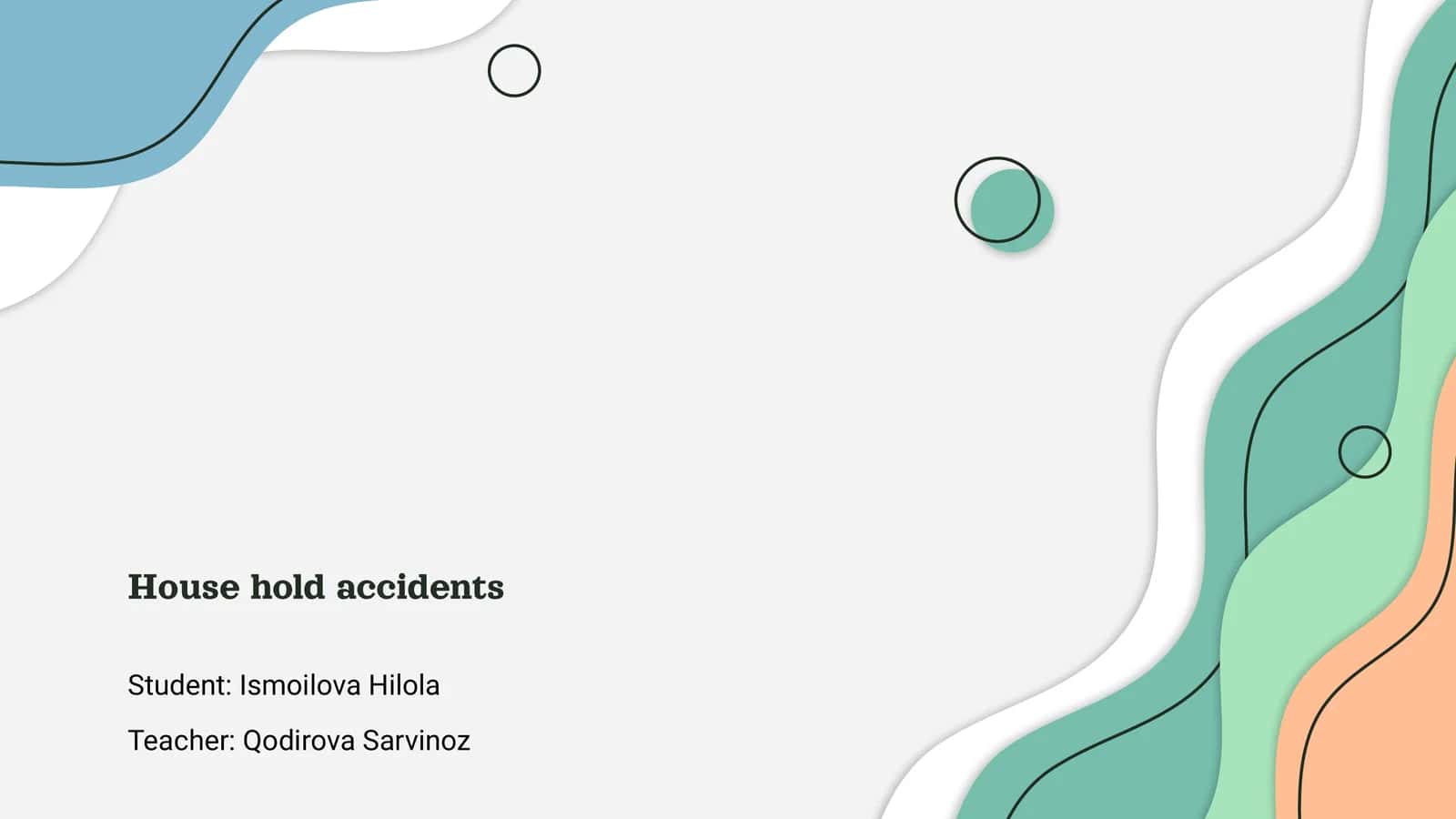 House hold accidents