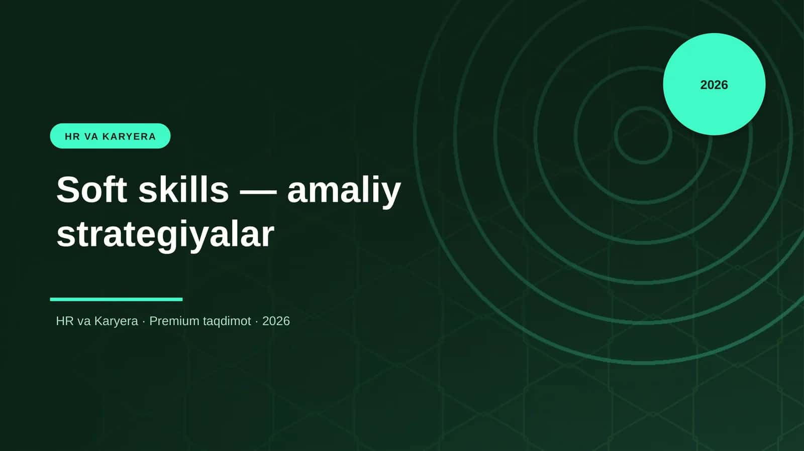 Soft skills — amaliy strategiyalar