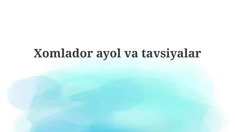 Xomladorayolvatavsiyalar