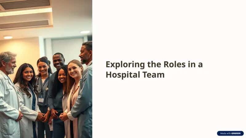 The Hospital Team: A Collaborative Force for Patient Care