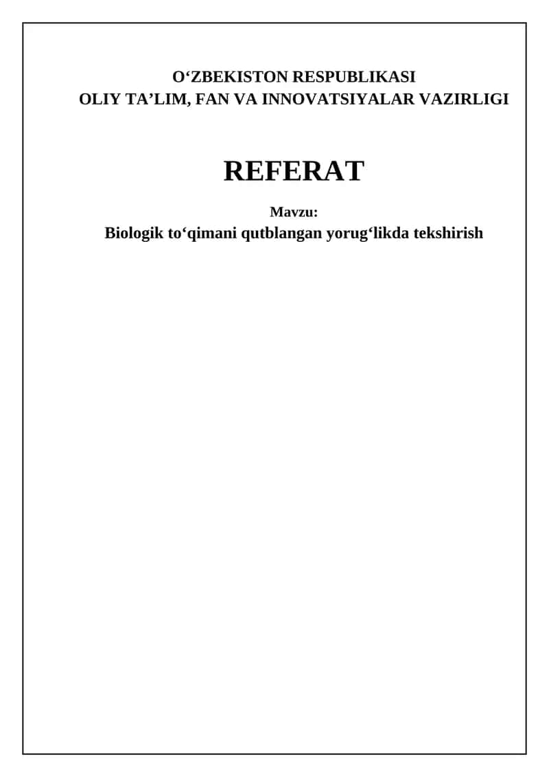Polarizatsiyalangan yorug'lik mikroskopiyasi