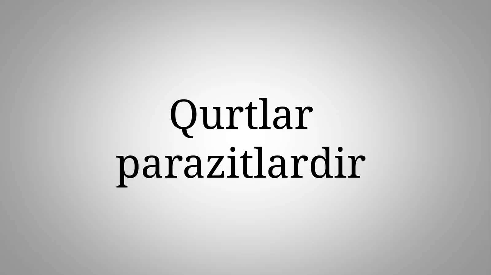 Parazit yassi chuvalchanglar