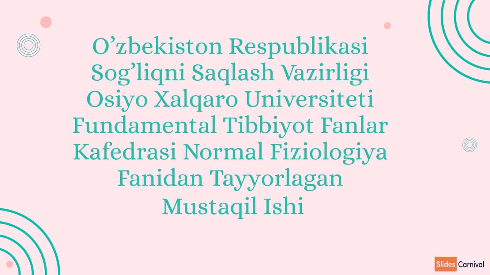 Ta'sirlash qonunlari tibbiyotda ahamiyati