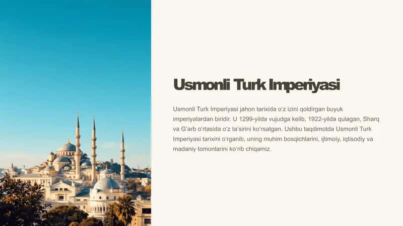 Usmonli turk imperiyasi