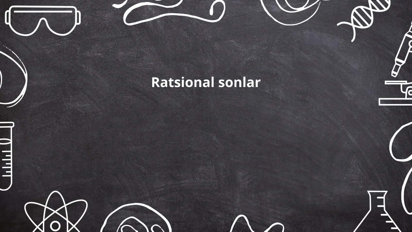 Ratsional sonlar