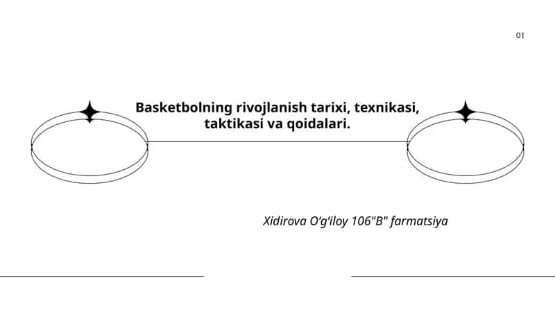 Basketbolning rivojlanish tarixi, texnikasi, taktikasi va qoidalari