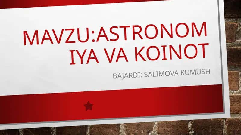 Yulduzlar hayoti