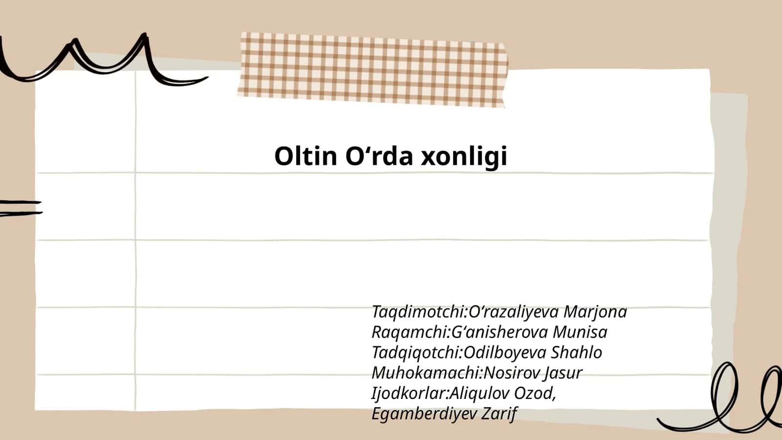 Oltin Oʻrda xonligi