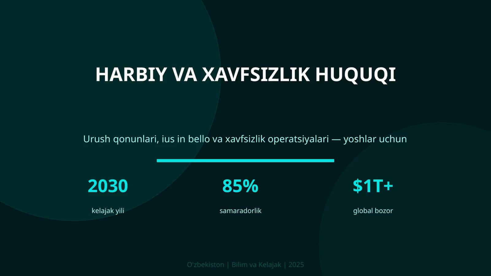 Harbiy va xavfsizlik huquqi