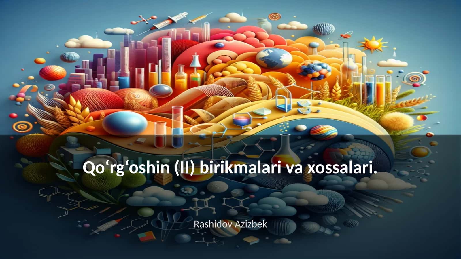 Qo‘rg‘oshin (II) birikmalari va xossalari