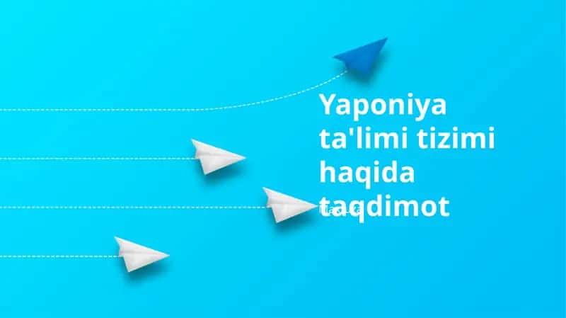 Yaponiya ta'limi tizimi haqida taqdimot