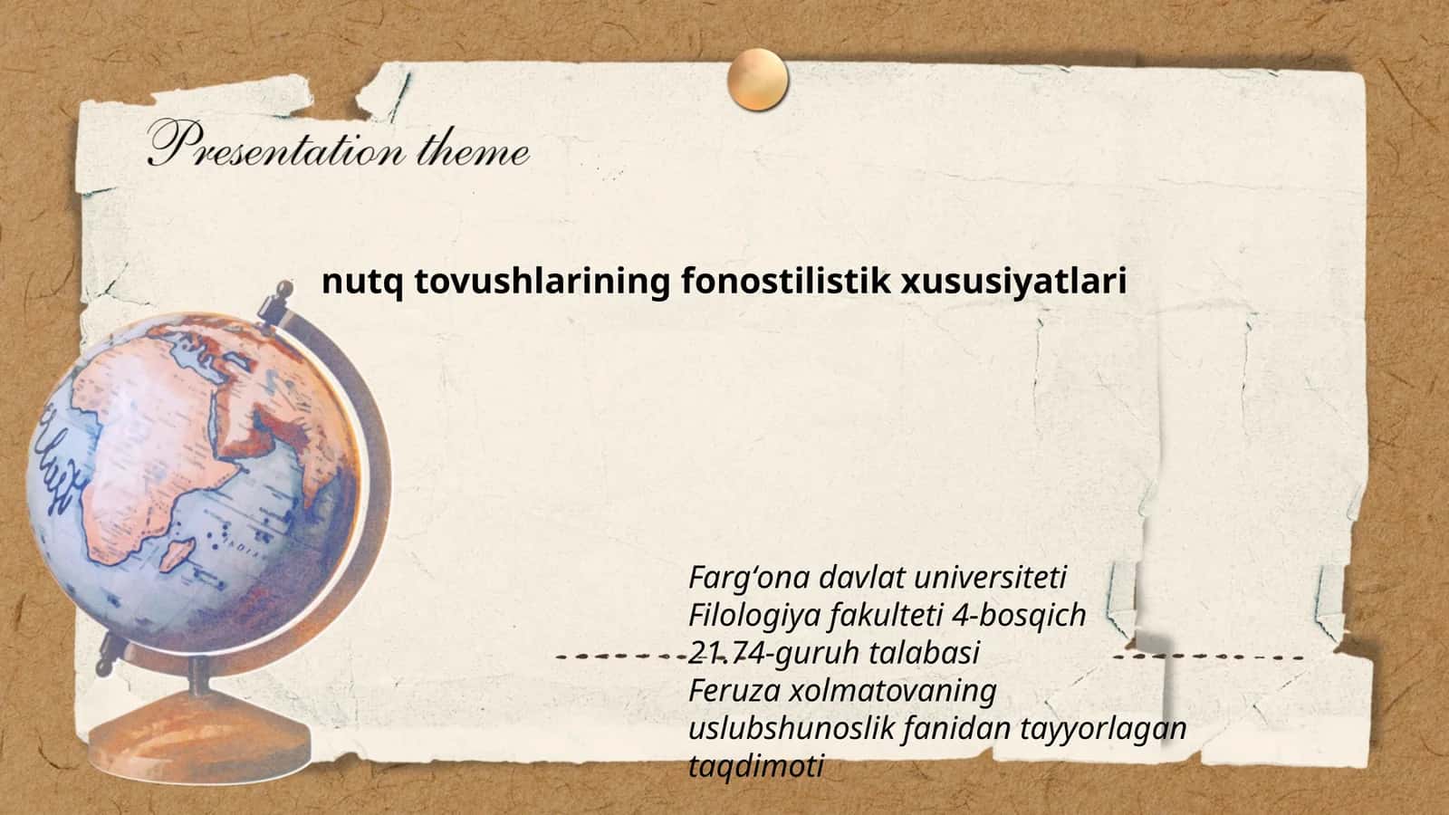 nutq tovushlarining fonostilistik xususiyatlari