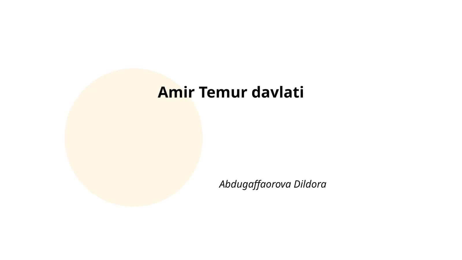 Amir Temur davlati