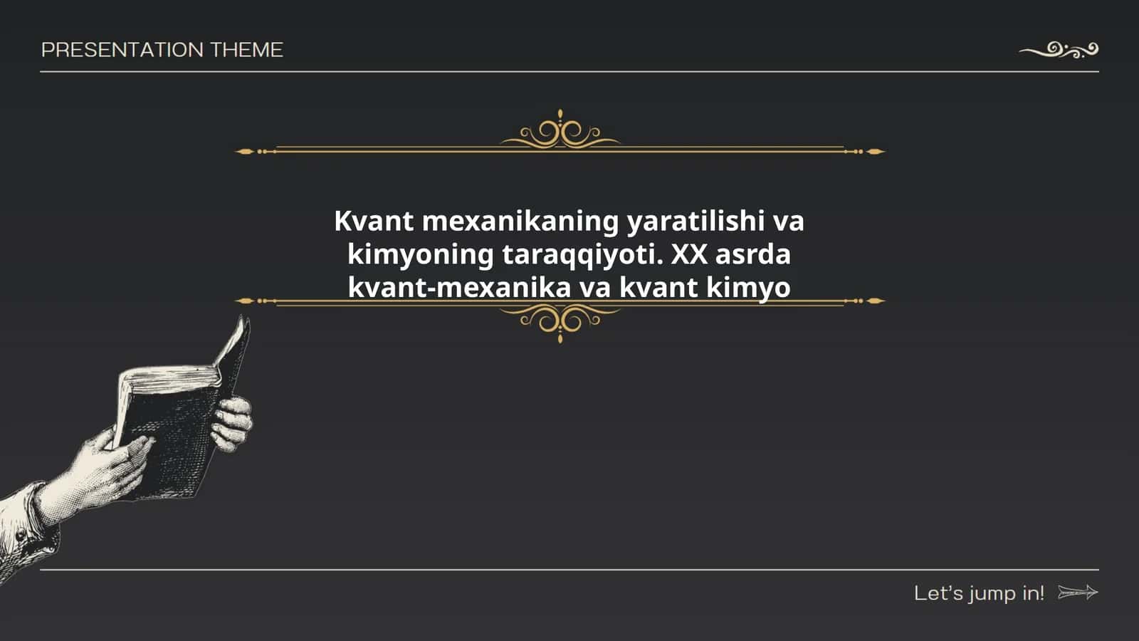 Kvant mexanikasining yaratilishi va kimyoning taraqqiyoti