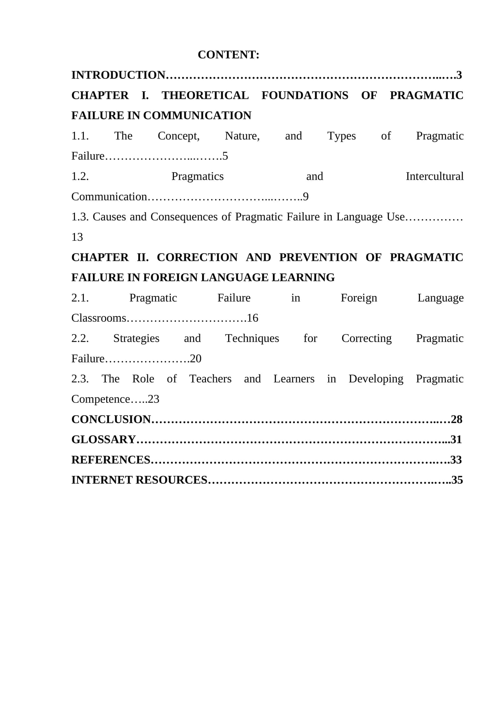 Pragmatic failure and its correction