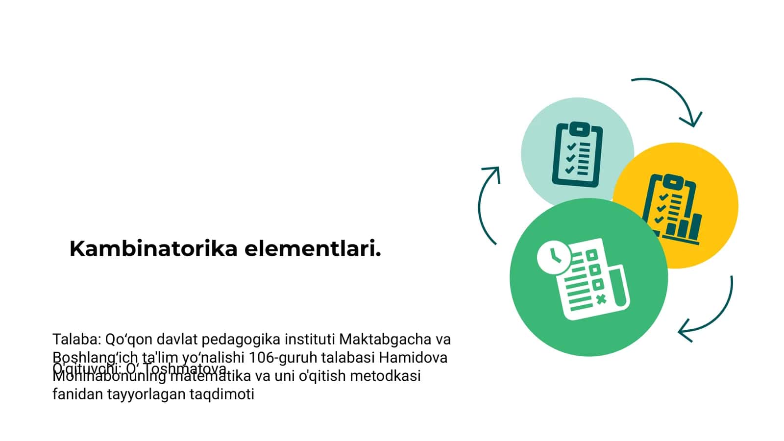 Kambinatorika elementlari