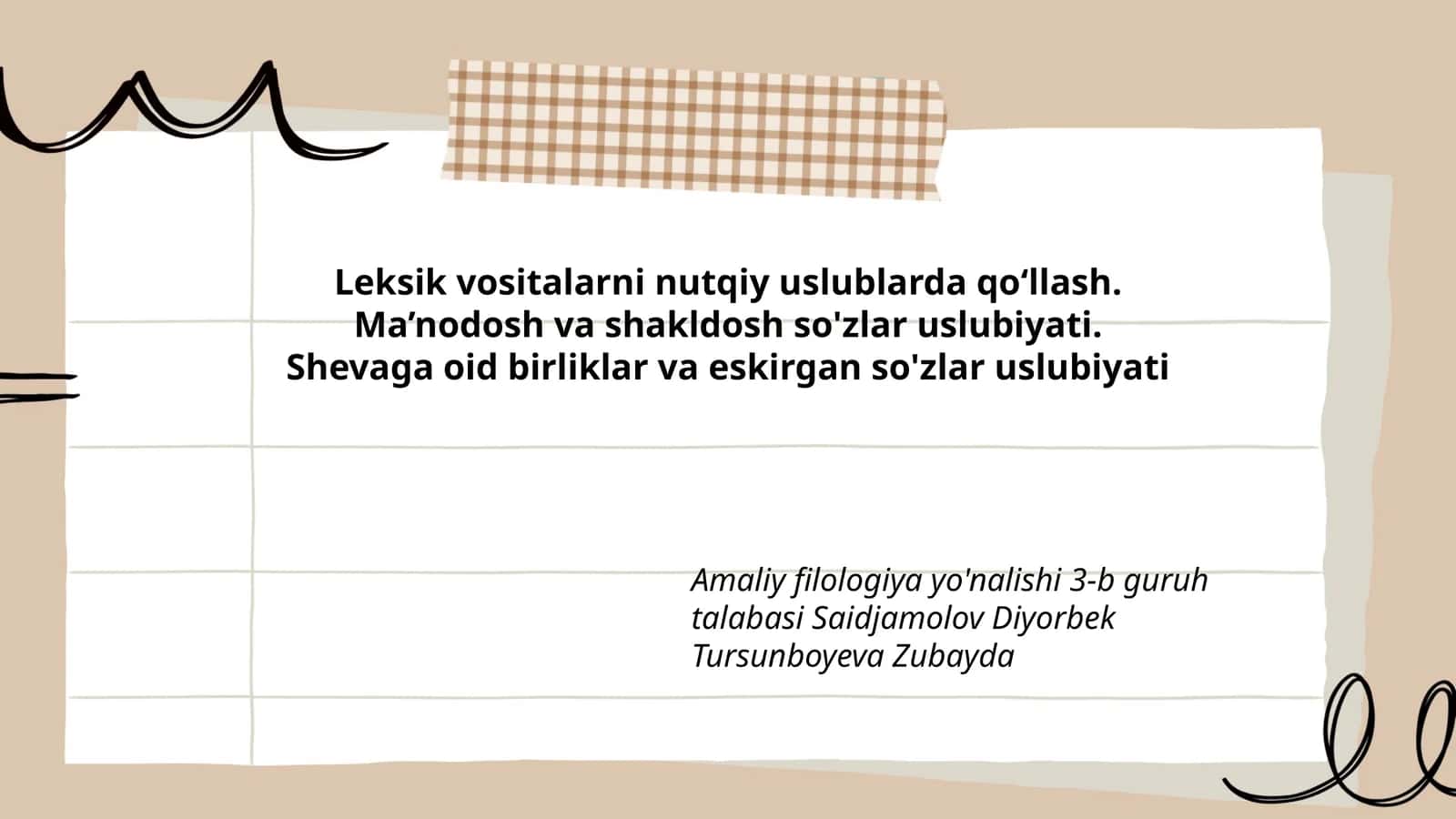 Leksik Vositalar