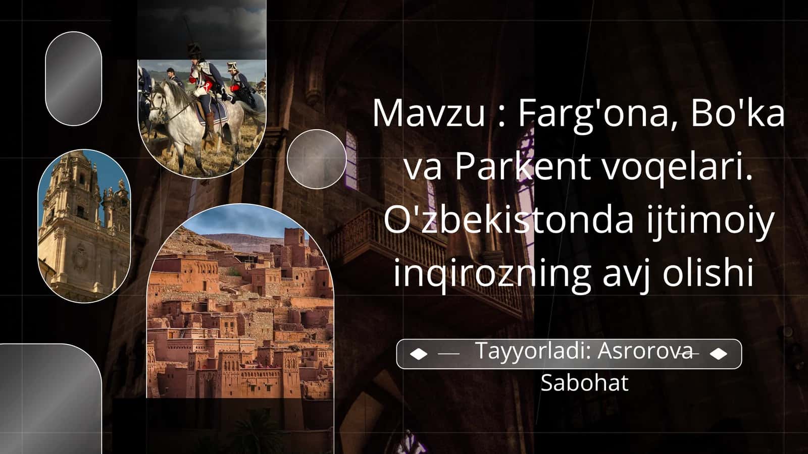 Farg'ona, Bo'ka va Parkent voqelari. O'zbekistonda ijtimoiy inqirozning avj olishi
