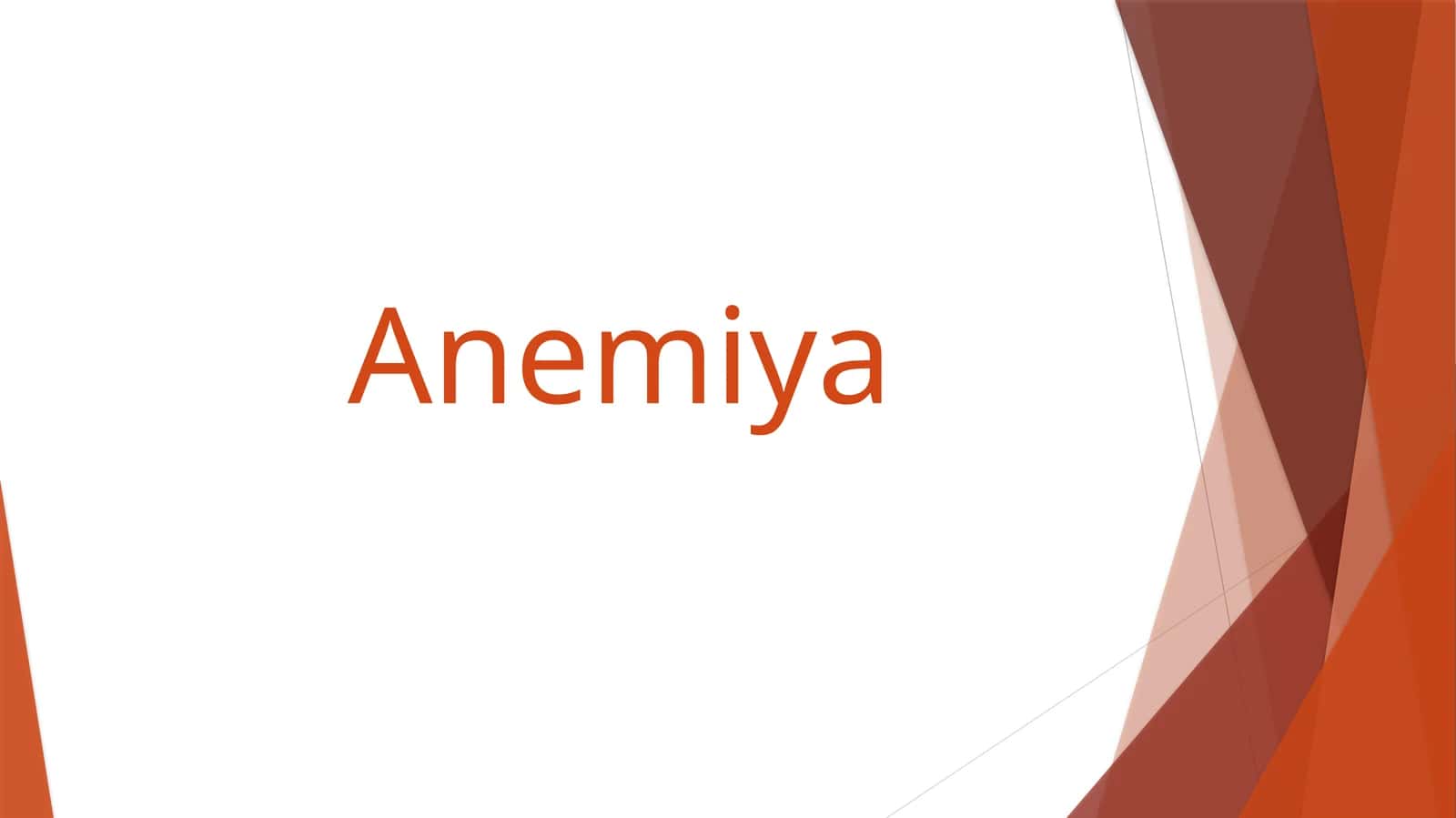 Anemiya