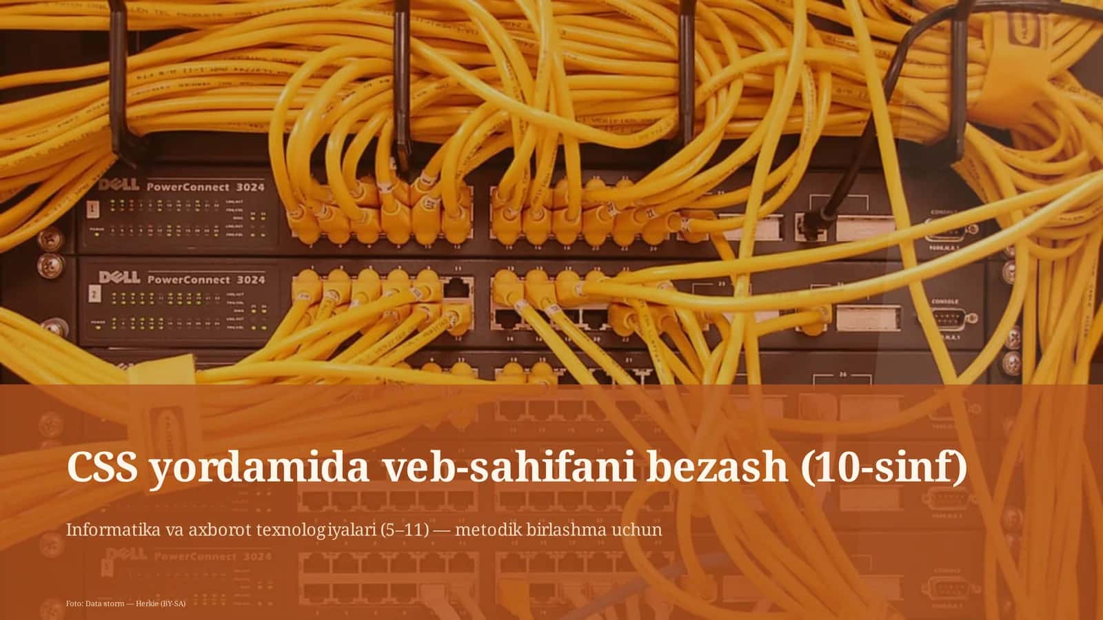 Informatika va axborot texnologiyalari (5–11) — metodik birlashma uchun