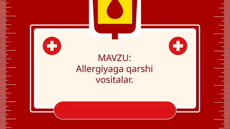 Allergiyaga qarshi vositalar