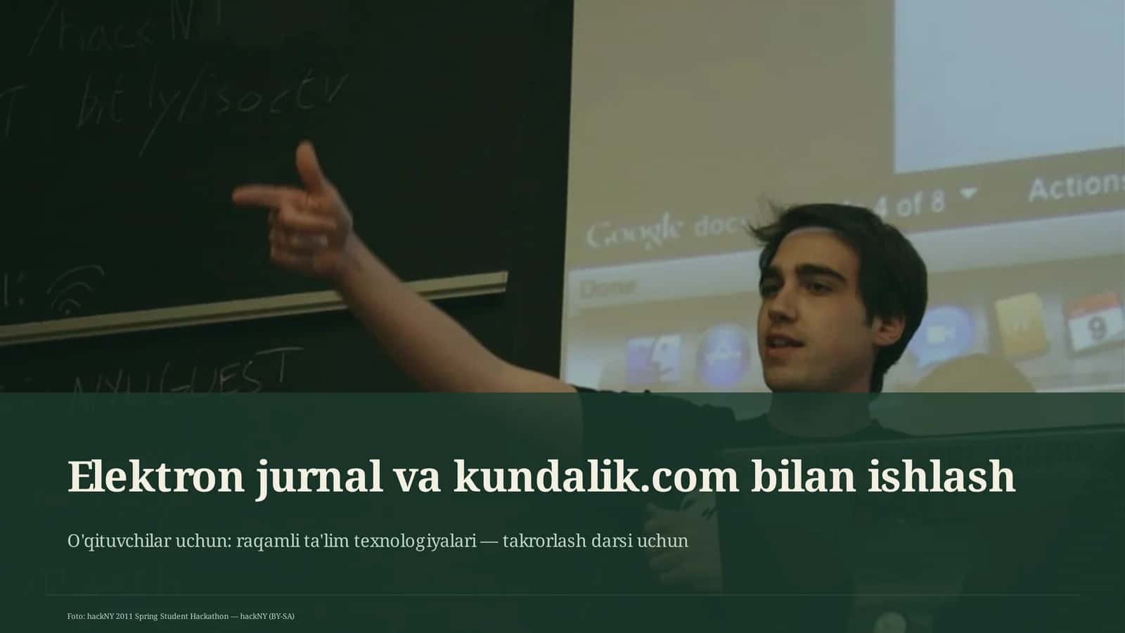 Raqamli ta'lim texnologiyalari - takrorlash darsi