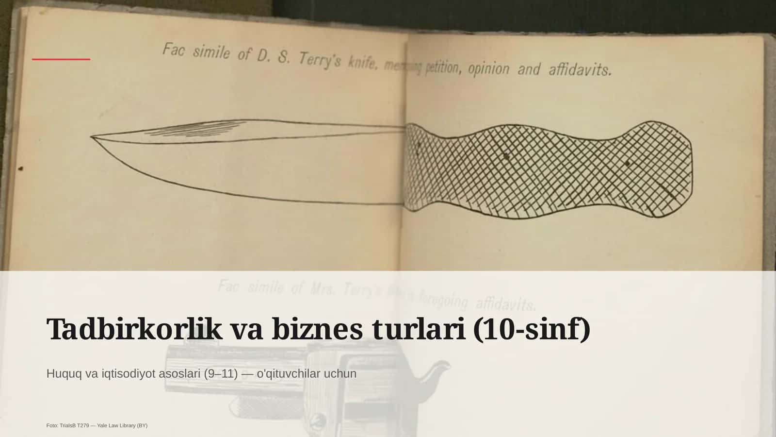 Huquq va iqtisodiyot asoslari (9–11)
