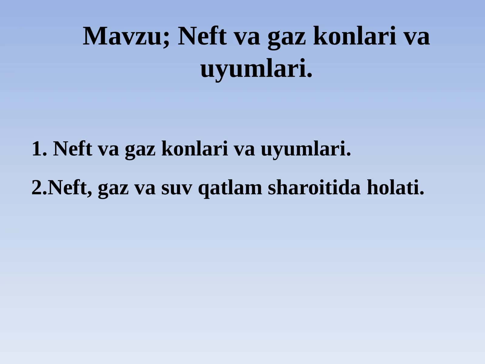 Neft va gaz konlari va uyumlari