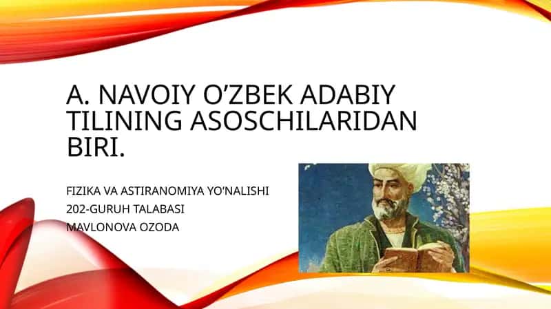 FIZIKA VA ASTIRANOMIYA YO’NALISHI
