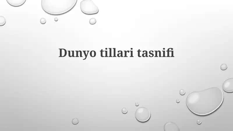 Dunyotillaritasnifi