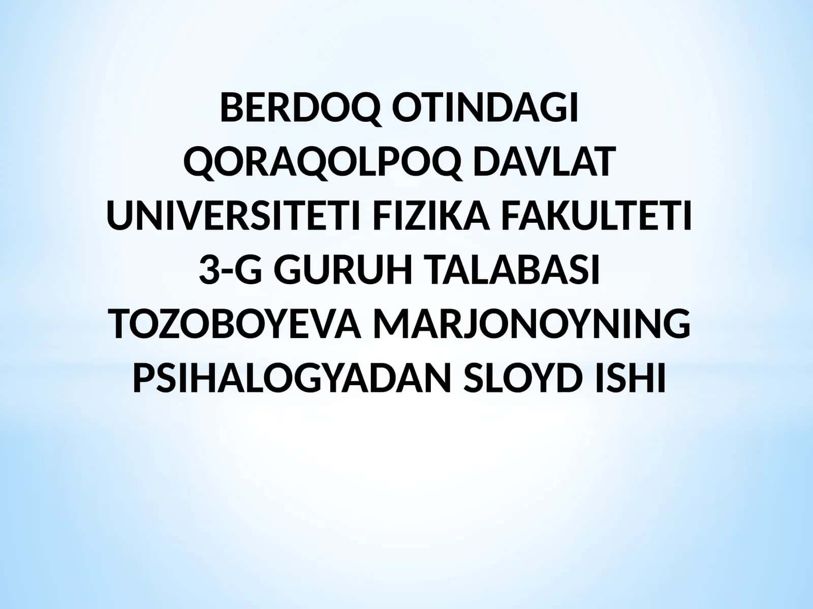 Muloqatpsihalogyasidauchraydigantosiqlar