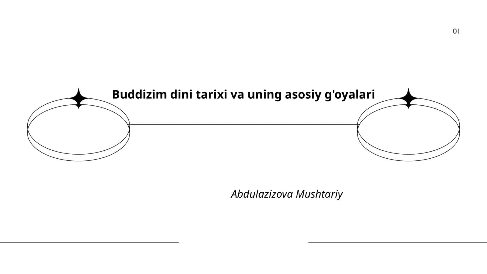 Buddizim dini tarixi va uning asosiy g'oyalari