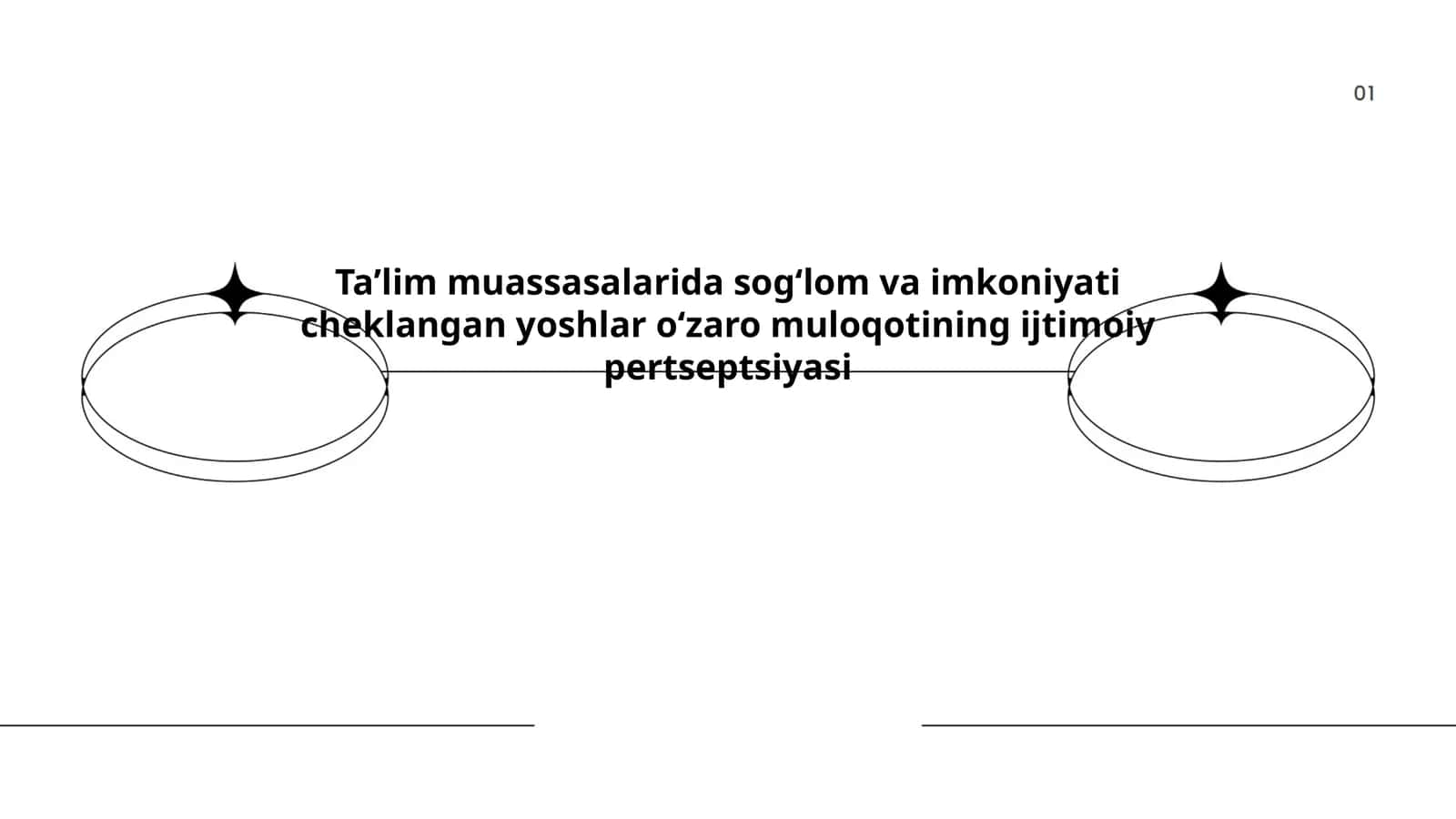 Sogʻlom va imkoniyati cheklangan yoshlar oʻzaro muloqotining ijtimoiy pertseptsiyasi