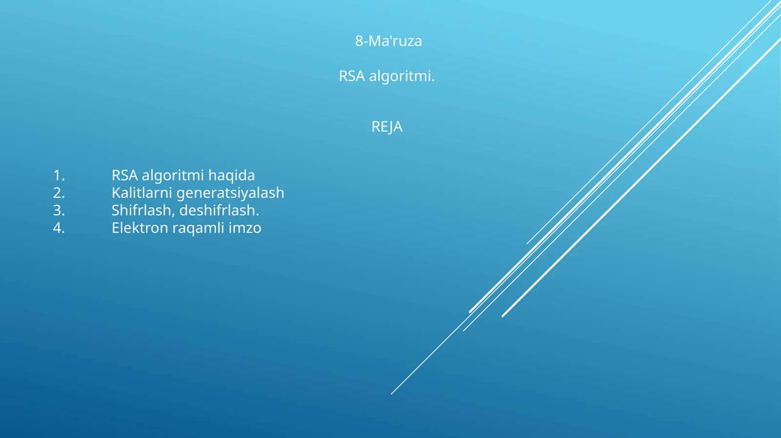 RSA algoritmi