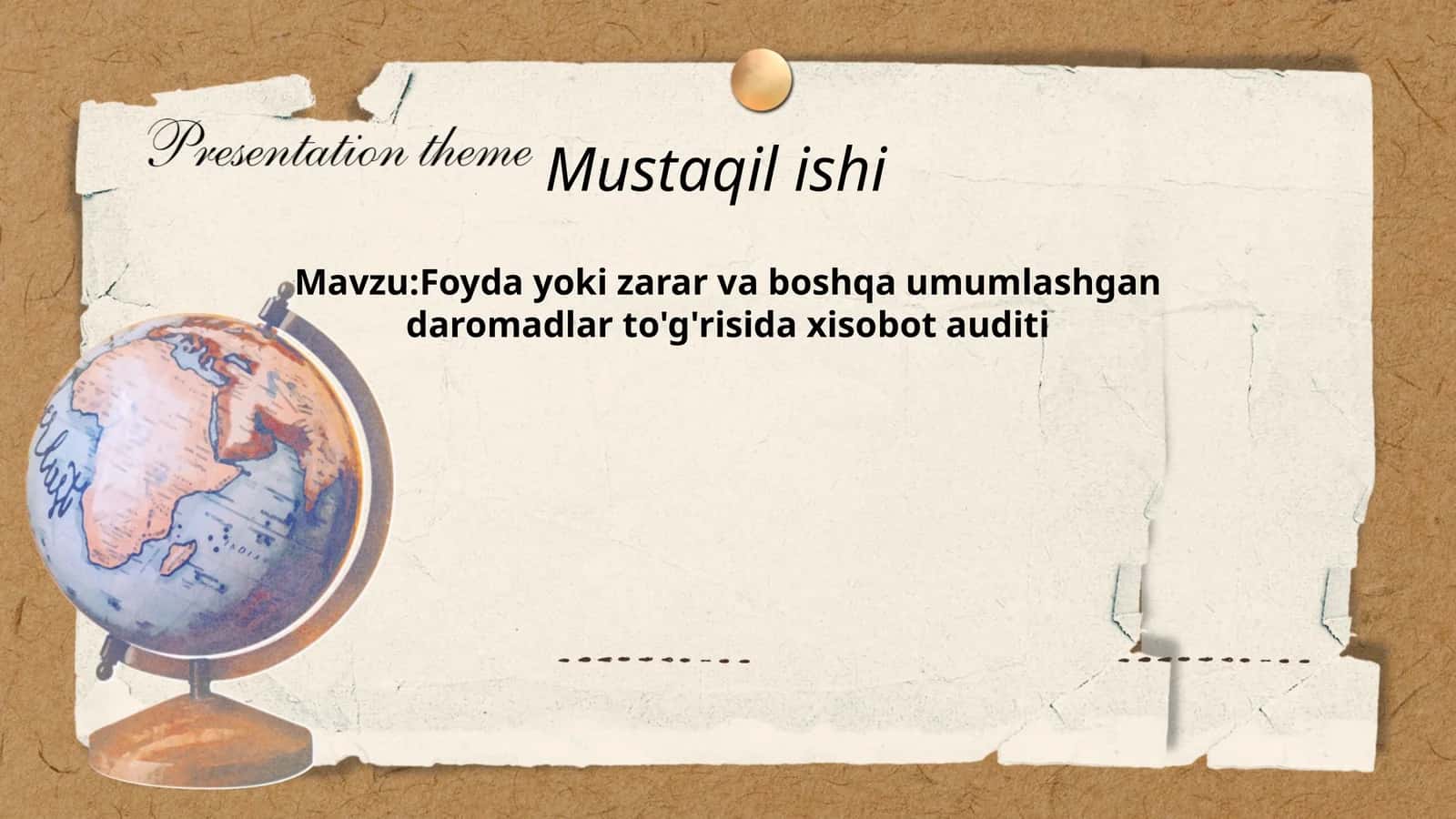 Foyda yoki zarar va boshqa umumlashgan daromadlar to'g'risida xisobot auditi