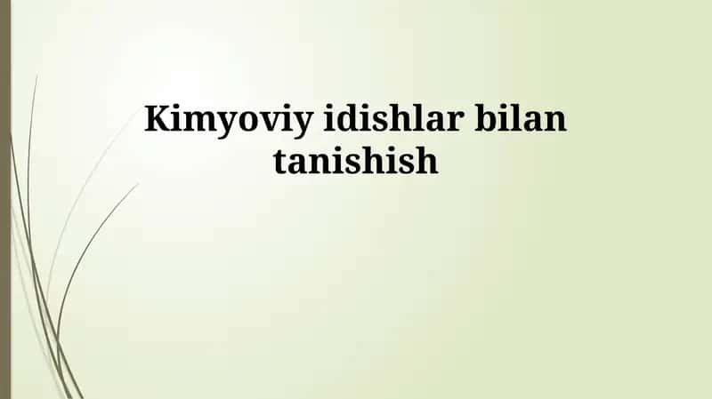 Kimyoviy idishlar