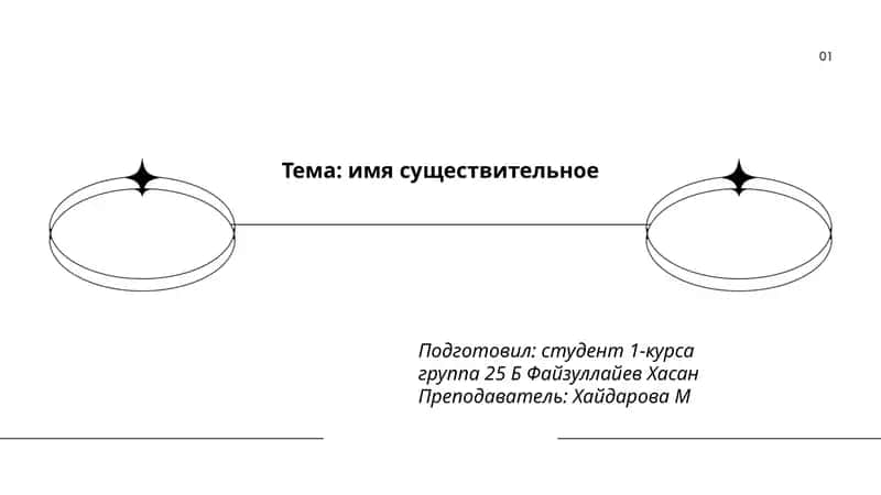 имя существительное